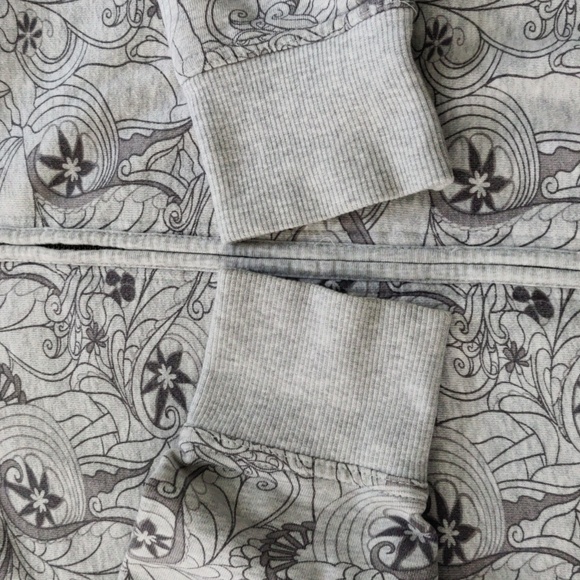 Swirly Stars Hooded Zipper Sweater - Picture 8 of 9